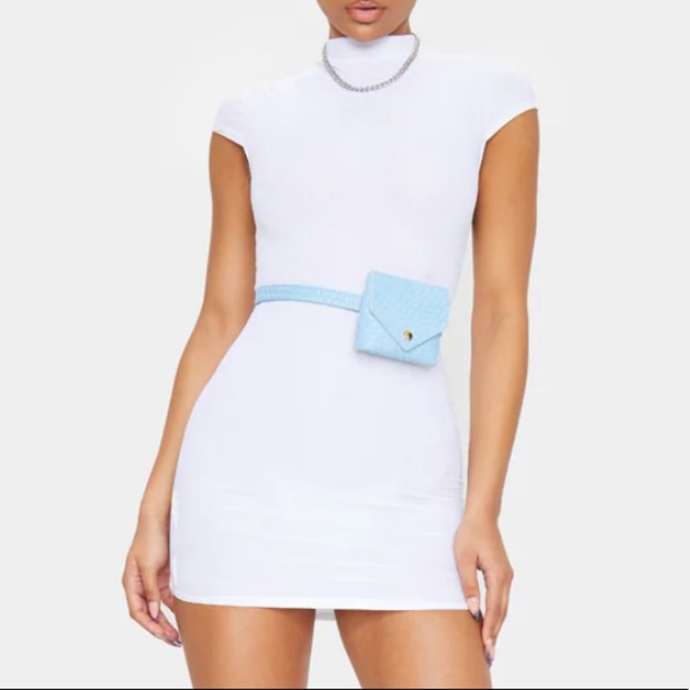 Pretty Little Thing White Bodycon Dress